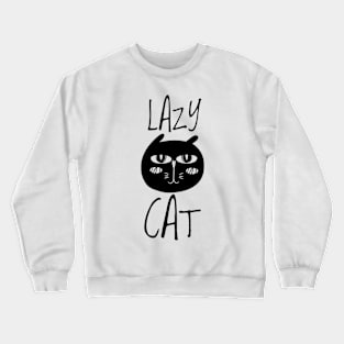 Lazy Cat Crewneck Sweatshirt